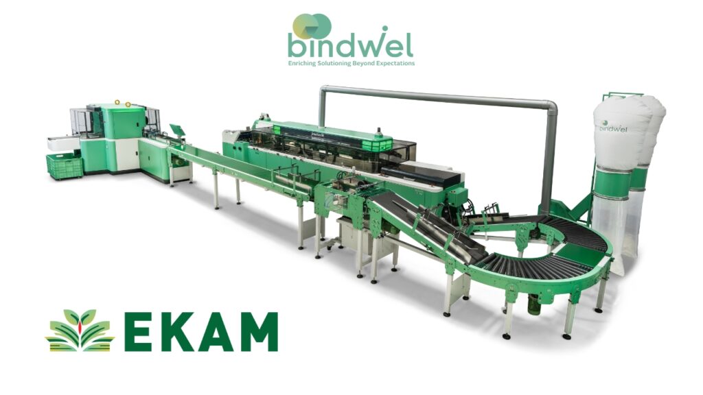 Bindwel EKAM machine revolutinizing bookbinding
