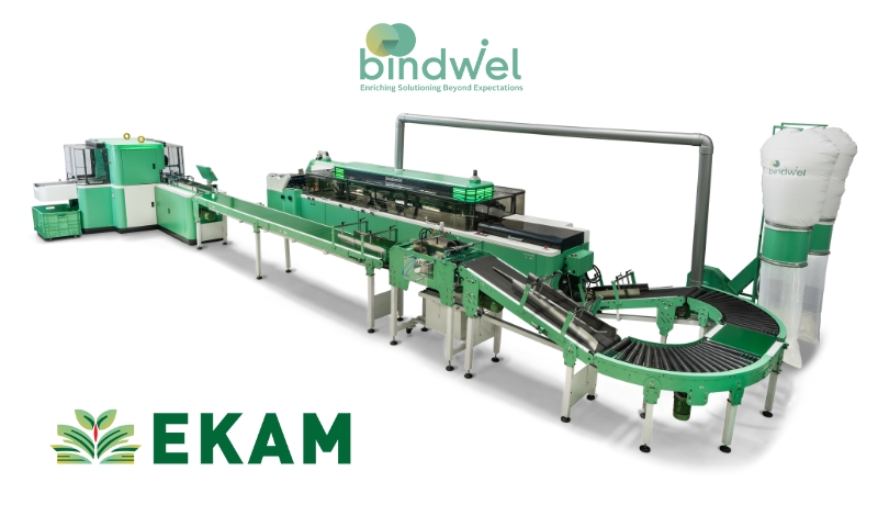 Bindwel EKAM machine revolutinizing bookbinding