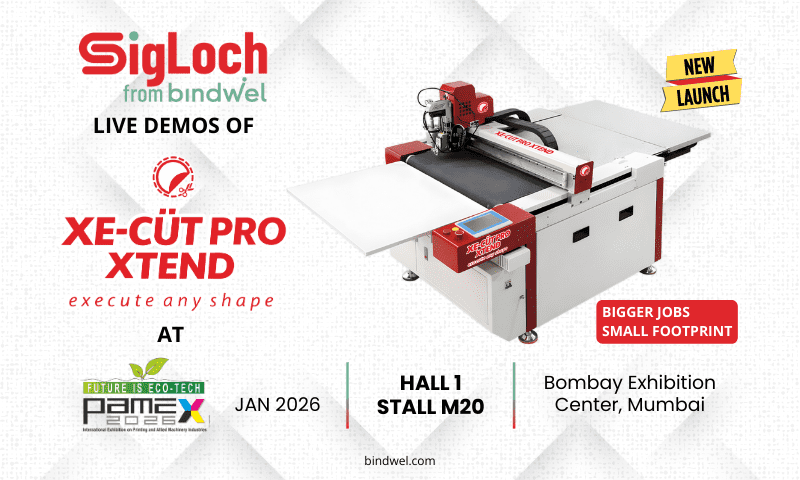 Digital flatbed cutter for large format jobs – SigLoch XE-CÜT PRO Xtend