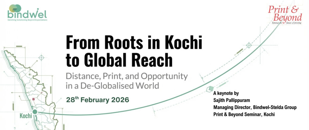 Print & Beyond 2026 keynote by Sajith Pallippuram on future of print strategy